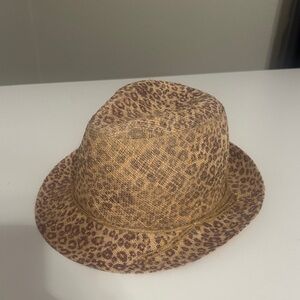Leopard Print Fedora